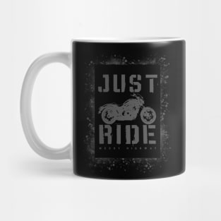 Just Ride Stencil, Vulcan S Mug
